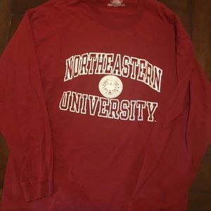 Northeastern university long sleeve shirt size XL